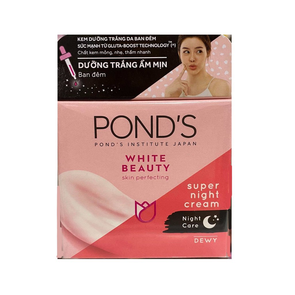 Kem Pond's White Beauty Dưỡng Trắng Ấm Mịn Ban Đêm