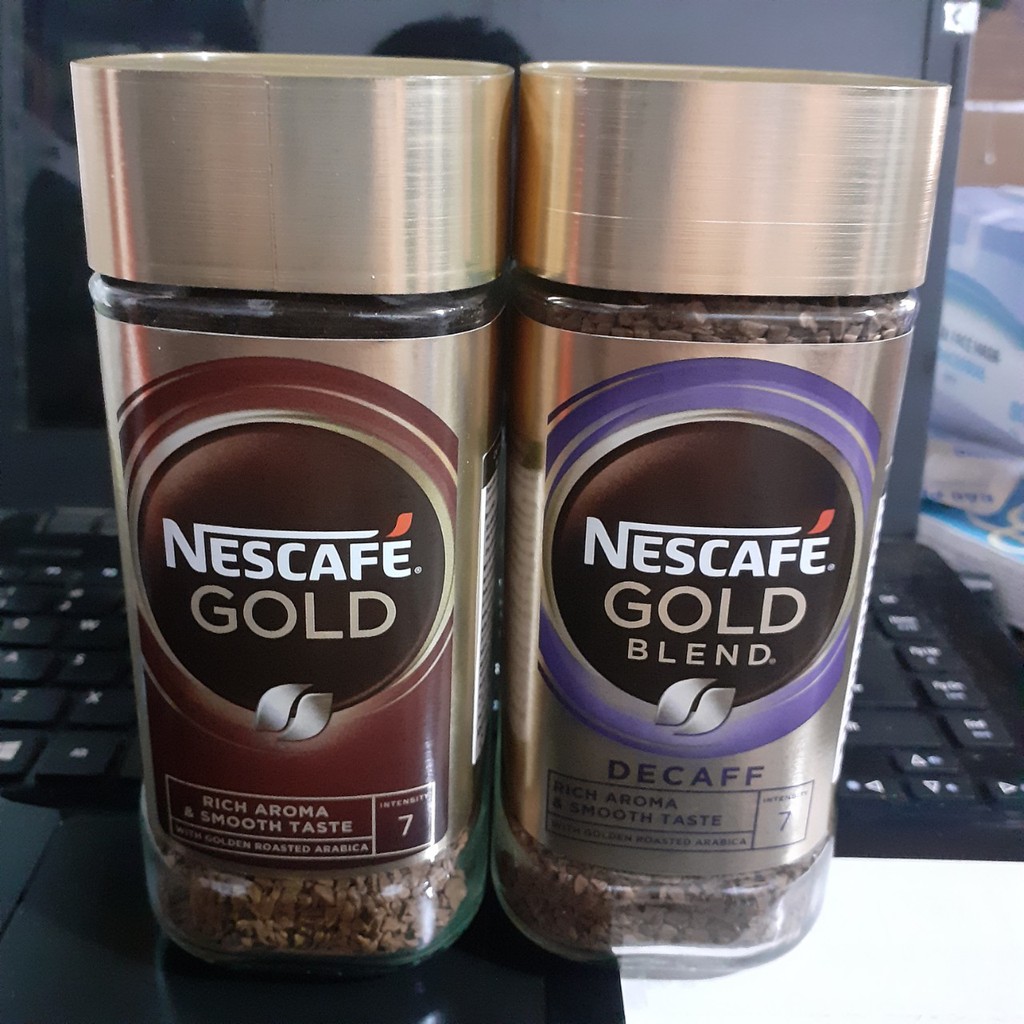 Nescafe Gold Blend &amp; Decaff Hũ 100g