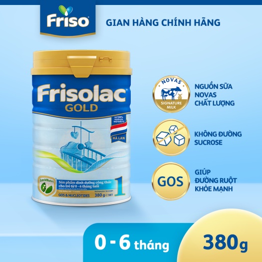 Sữa Friso Frisolac gold 1 380g [Date 2023]