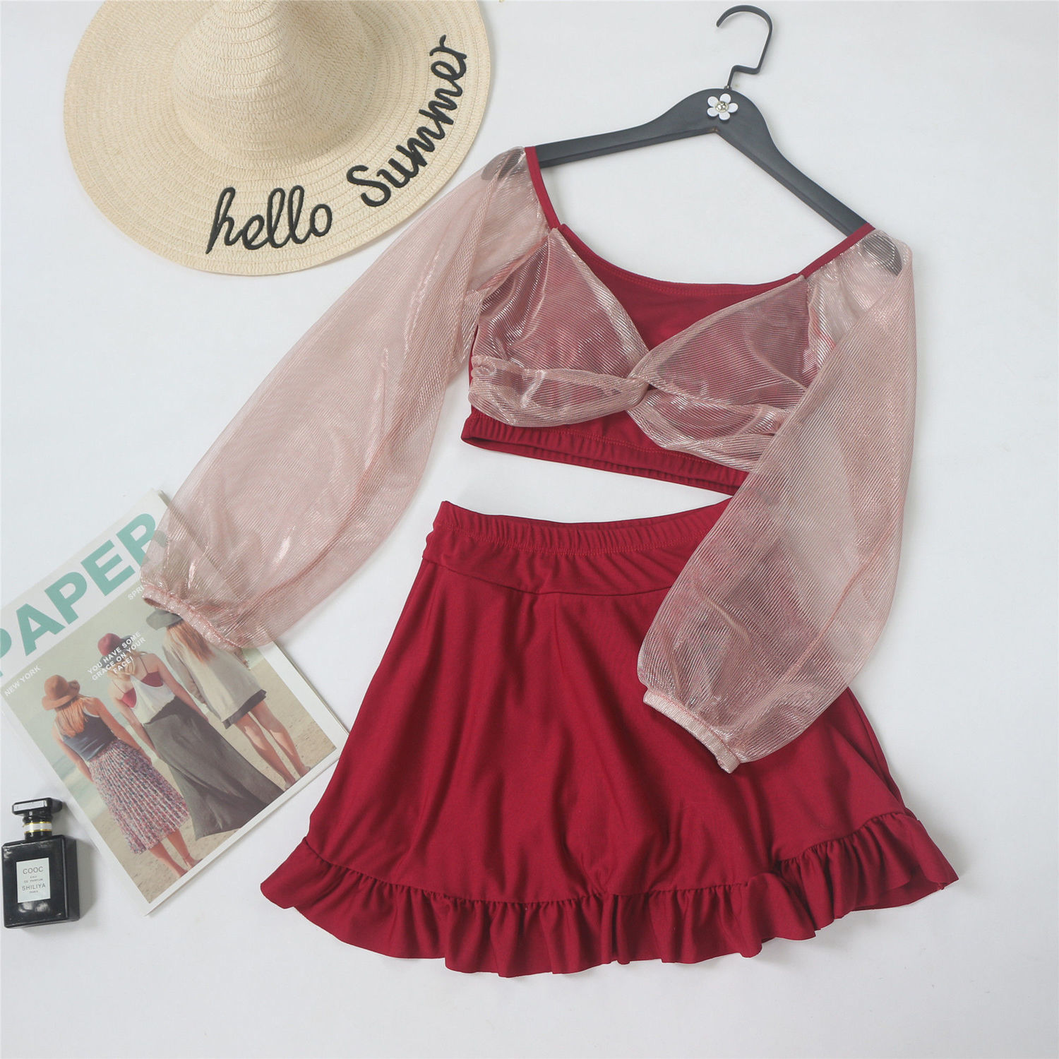 Bộ Đồ Bơi Hai Mảnh Tay Dài Gợi Cảm Wnrc01 | BigBuy360 - bigbuy360.vn