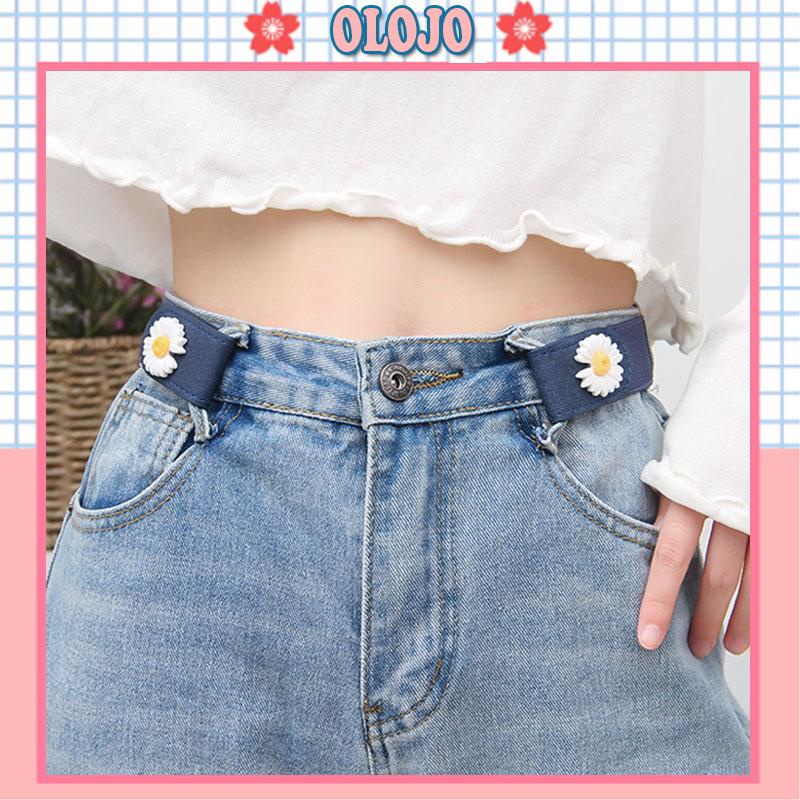 (Ooloj.Vn) Dây Nịt Quần Jean Co Giãn Vô Hình Không Để Lại Dấu Vết Trang Trí Cho Nam Và Nữ