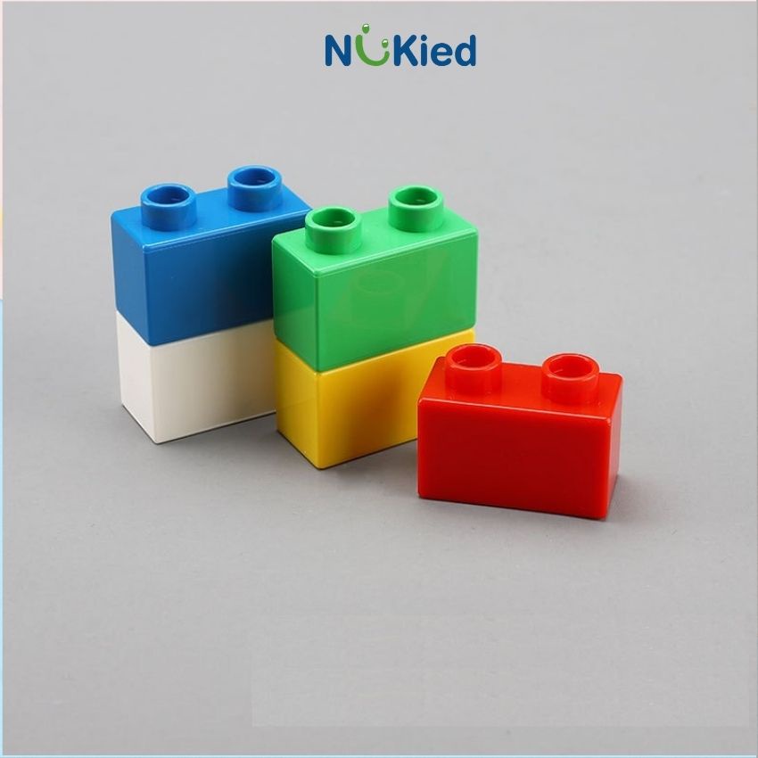 PK Lắp Ráp Xếp Hình Nhựa ABS Đồ Chơi Thông Minh Cho Bé - Mảnh Ghép Lớn Chắc Chắn - Nukied VN