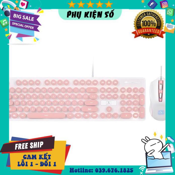 💥BH 6 THÁNG💥 Bộ Bàn Phím Và Chuột Siêu Xinh N518 Cao Cấp Có Đèn Led Sáng Chữ, Phím Bấm Siêu Chuẩn | BigBuy360 - bigbuy360.vn