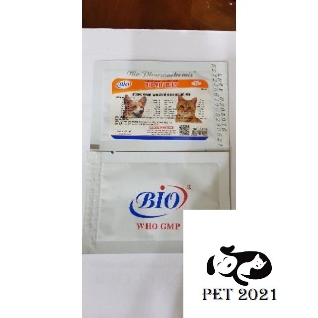 BIO-VIT PLUS Bổ Sung Vitamin , Tăng Đề Kháng Cho Chó Mèo