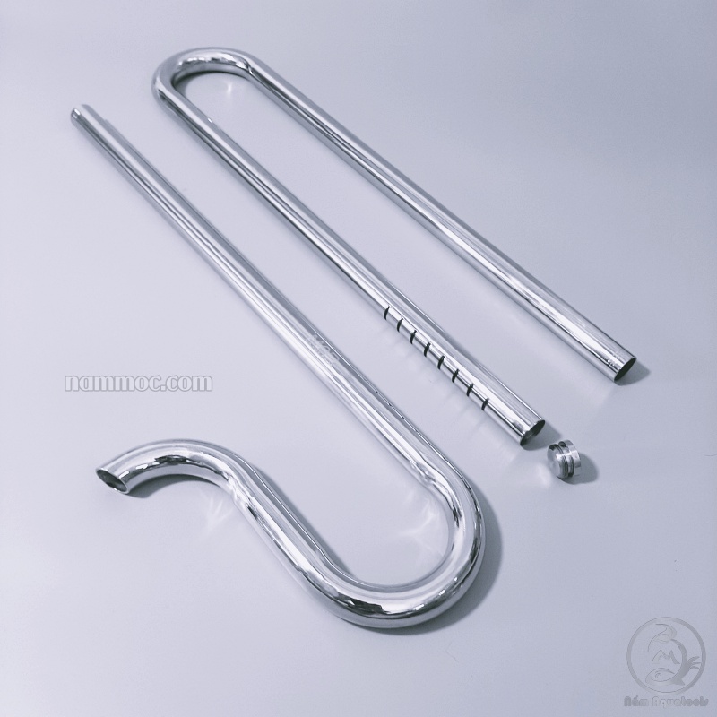 Bộ In-Out Inox F19 MAD | Inout inox Sáng Bóng - Dùng Cho Lọc Thùng HW-3000 | HW 704A | HW-304A | ATMAN AT-3338S AT-3339S