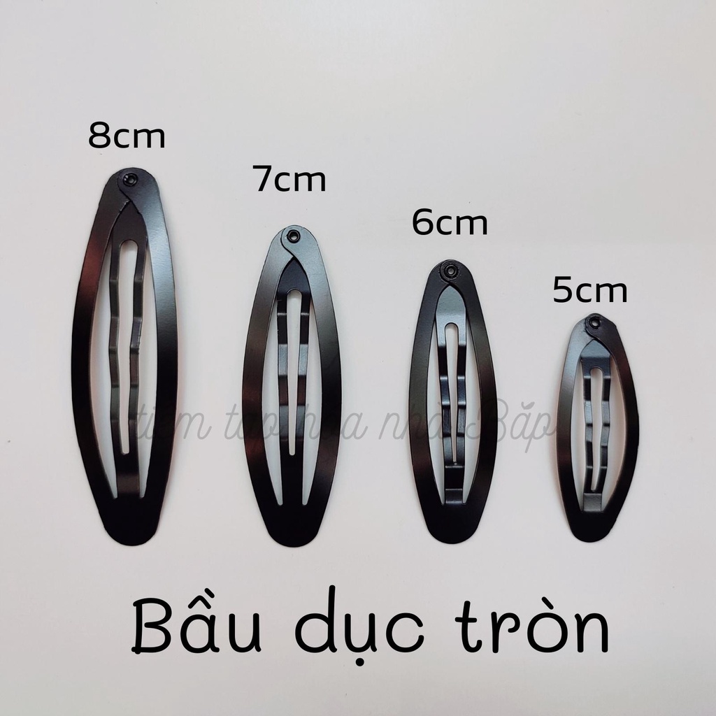 Set 5 Phôi Kẹp Tách Diy Vuông, Tam Giác, Giọt Nước, Bầu Dục