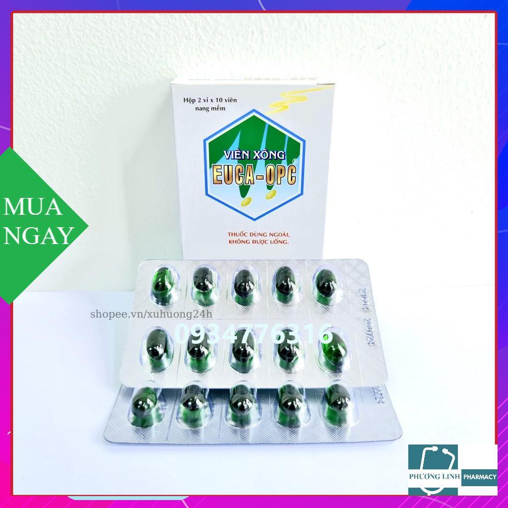 Viên xông EUCA OPC - xông khi cảm cúm, xông sát khuẩn mũi họng