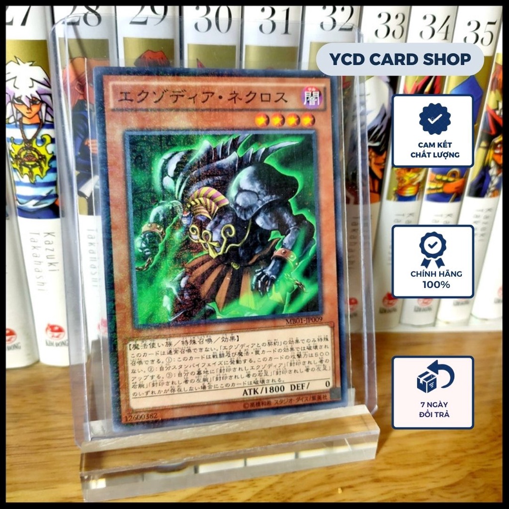 Thẻ bài Yugioh Chính Hãng Exodia Necross   - Millennium Rare