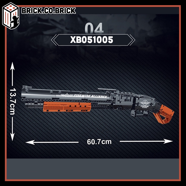 Pubg Mô Hình Đồ Chơi Vũ Khí Quân Đội Xếp Hình Military Army Firewire  M4 Bernelli 051001- 051005