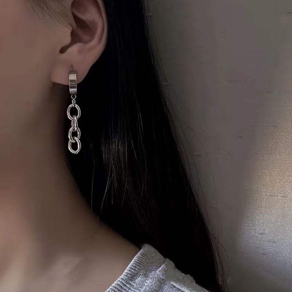 QQMALL Bông Tai Dạng Vòng Thời Trang Dành Cho Nam Và Nữ