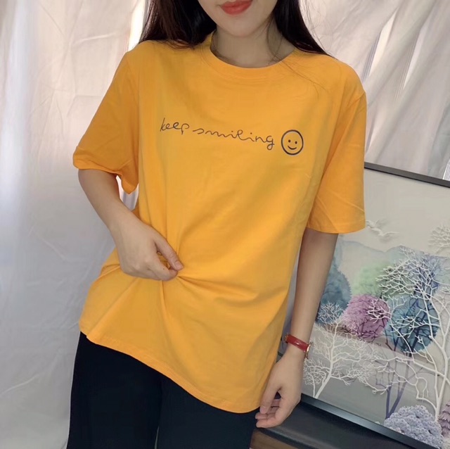 Áo thun tay lỡ form rộng