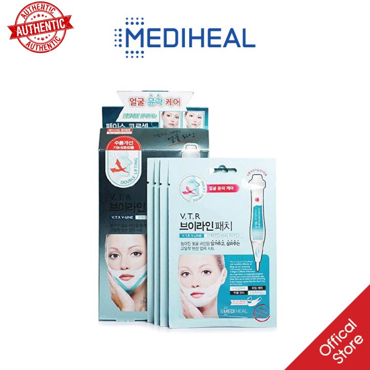 [Mã giảm giá shop] Mặt Nạ Nâng Cơ Giảm Mỡ Thừa Tạo Hình V- line Mediheal V.T.R Stretching Patch 20ml