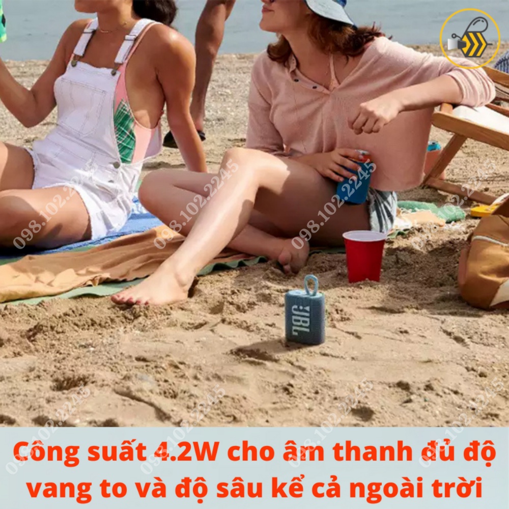 [Mã ELHACE giảm 4% đơn 300K] Loa bluetooth mini, JBL Go 3 Fullbox new 100% + Bảo hành 6 tháng