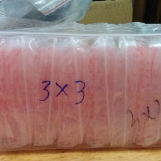 100 chiếc túi zip nhỏ 3x3  đẹp, dày dặn