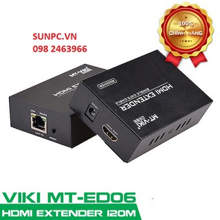 BỘ KHUẾCH ĐẠI HDMI QUA CÁP MẠNG MT-VIKI MT-ED06