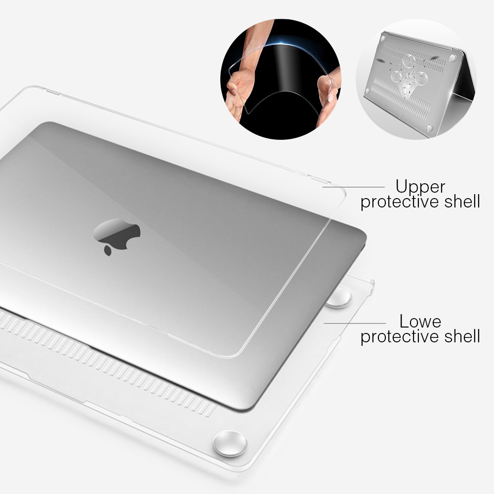 Laptop Transparent Case For Macbook Pro Retina 12 13 15 Air 11 13 Hard PC Cover For Macbook