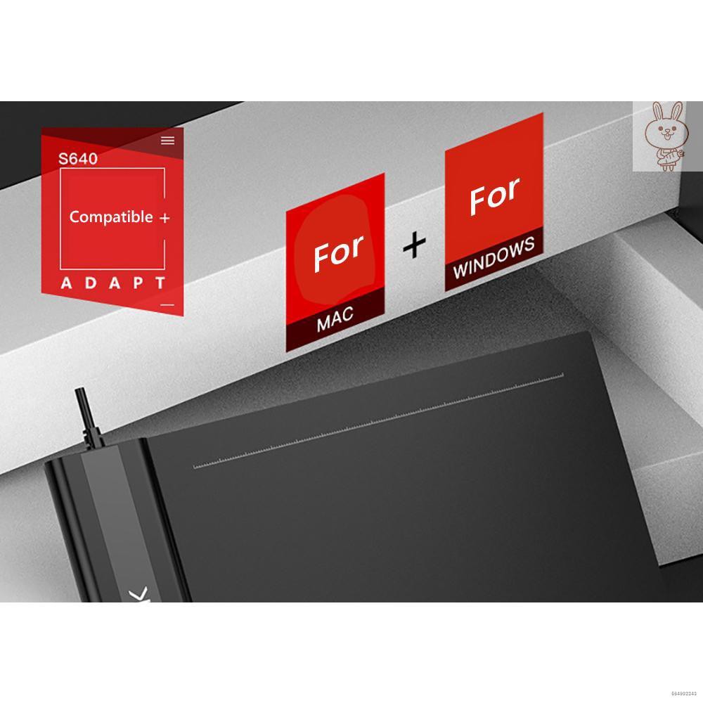 ✻Máy Tính Bảng Đồ Họa Kỹ Thuật Số Ol Veikk S640 6x4 Inch 8192 5080 Lpi One-Touch | BigBuy360 - bigbuy360.vn
