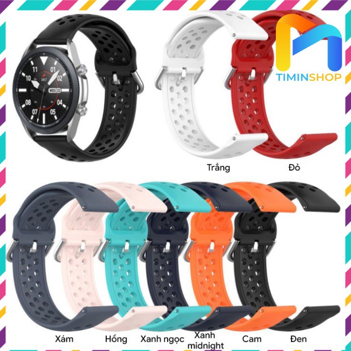 Dây đeo Samsung Watch 3 41/ 45mm - Chất silicone