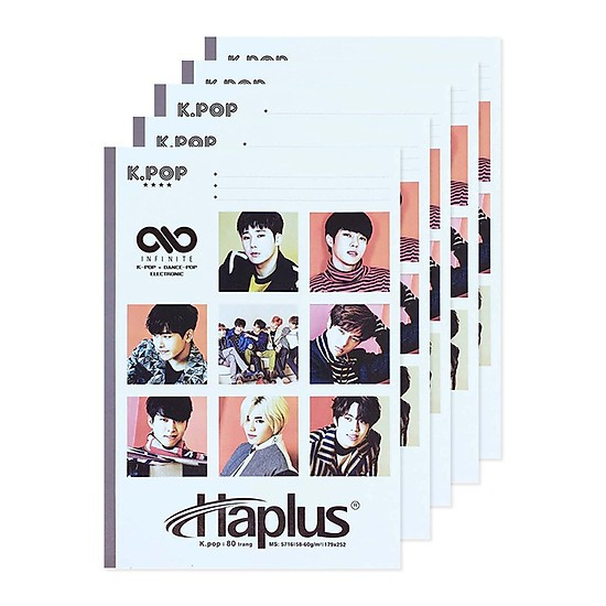 Vở kẻ ngang Haplus Kpop 80 trang (H Tiến)