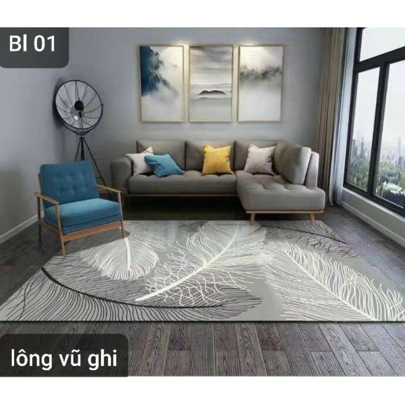 Thảm nỉ lì Bali, thảm trải sàn, trang trí phòng khách 3D sang trọng, nổi bật(1m6×2m3 & 2m×3m), giá rẻ, bền, đẹp, mịn