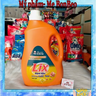 Nước giặt Lix đậm đặc hương hoa chai 3.6kg