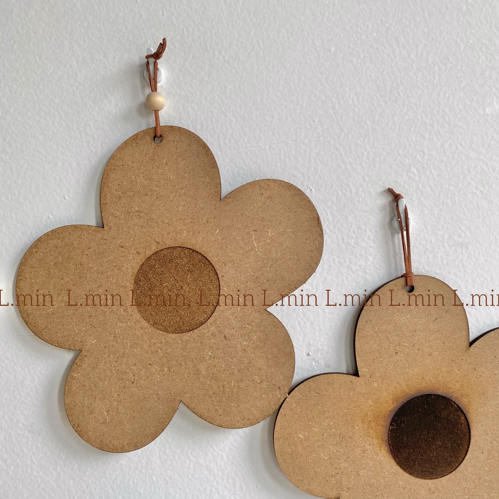 Hoa gỗ decor made by L.min