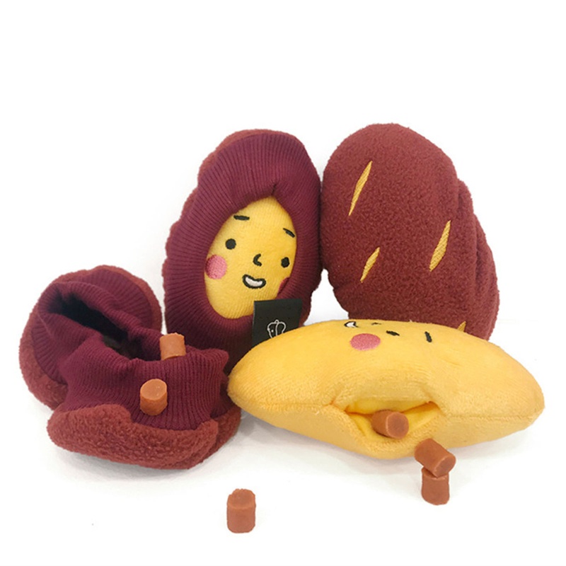 Đồ Chơi Nhồi Bông Hình Chú Chó Đáng Yêu Cho Cún Cưng