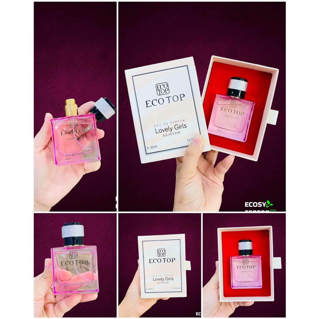 Nước hoa Pháp Ecotop Lovely girl Eau De Parfum Nữ - Nhẹ nhàng, Tinh tế, Gần gũi