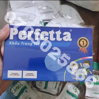 Khẩu trang perfetta trẻ em 35 cái