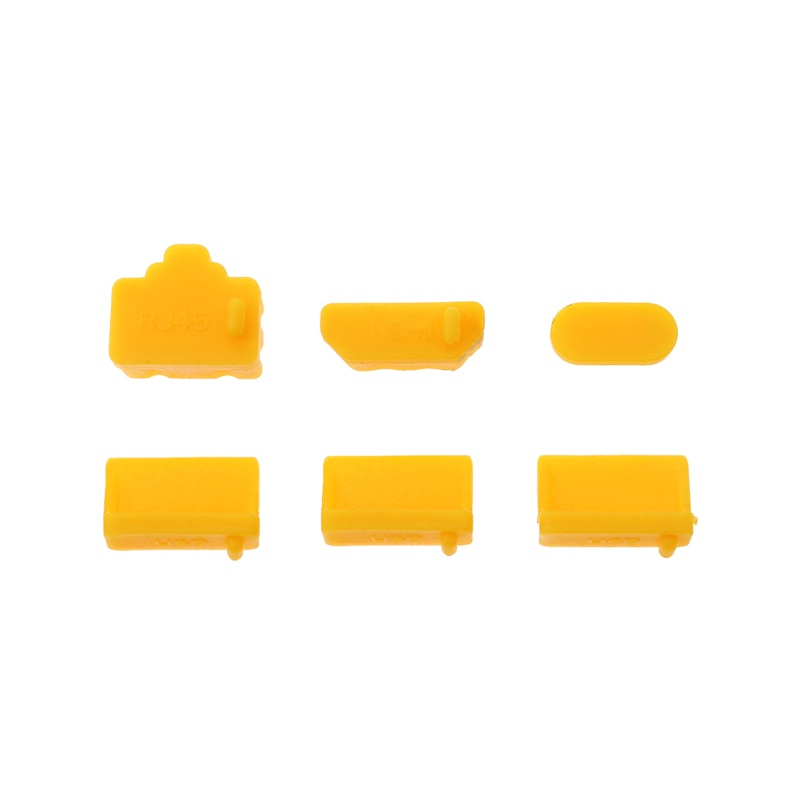 Bộ 6 Nút Bịt Chống Bụi Giao Diện USB RJ45 Bằng Silicone Cho Tay Cầm Chơi Game PS3