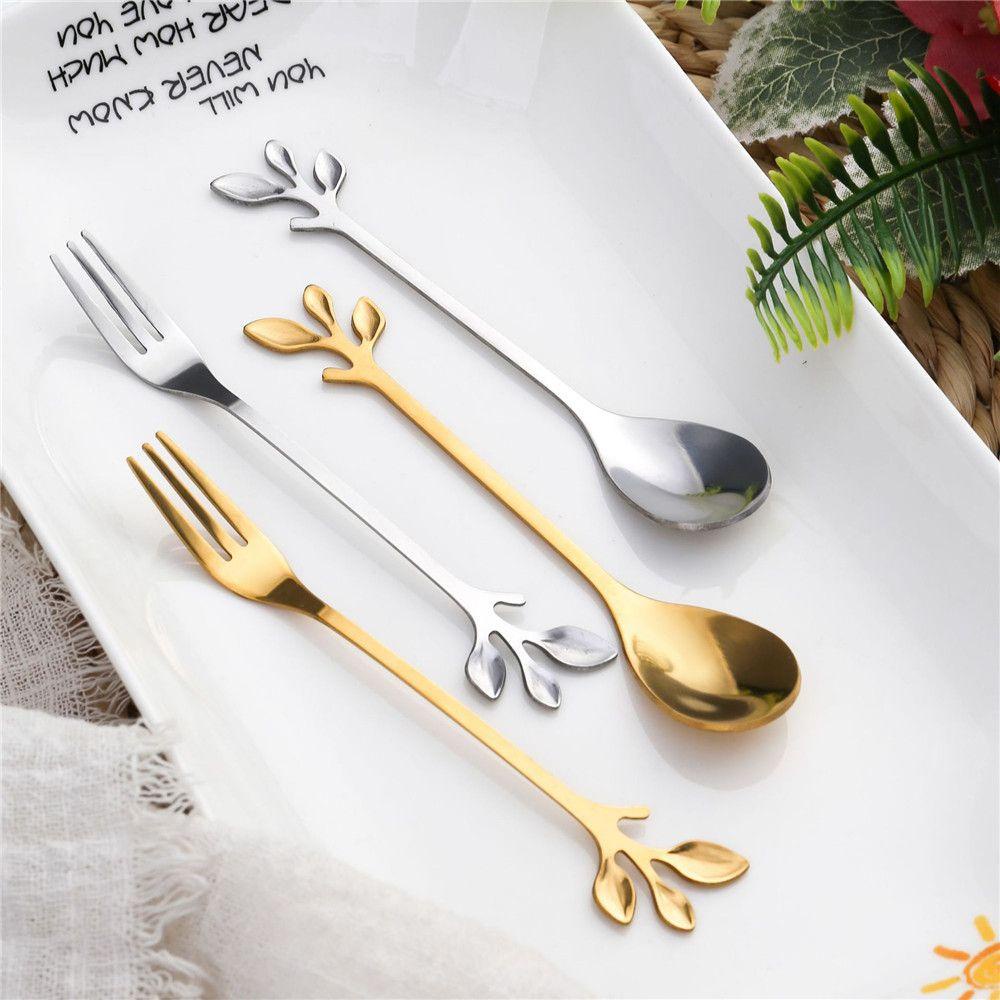 Muỗng Cà Phê Hình Chiếc Lá Nhỏ Xinh 1 #