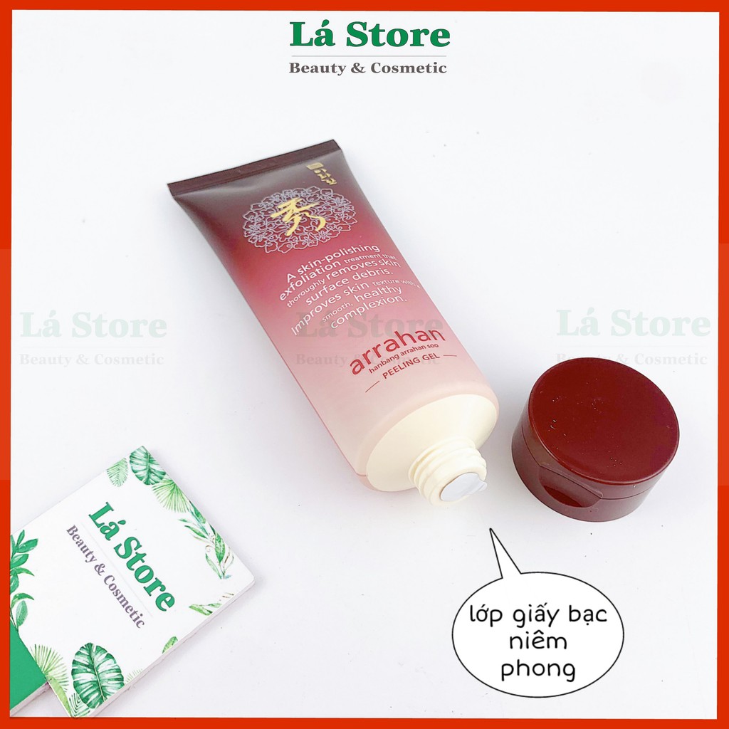 Kem Tẩy Da Chết Thảo Dược Arrahann Peeling Gel - Lá Store