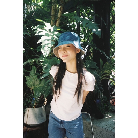 Nón NEE NEE đội được 2 mặt chất vải nhung tăm