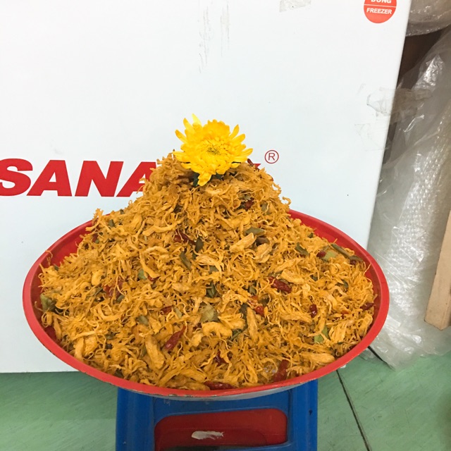 1kg Khô gà lá chanh ngon