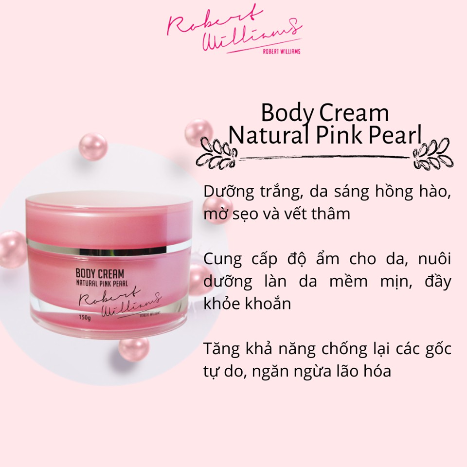 Kem dưỡng toàn thân trắng mịn màng 150g ROBERT WILLIAMS Body cream