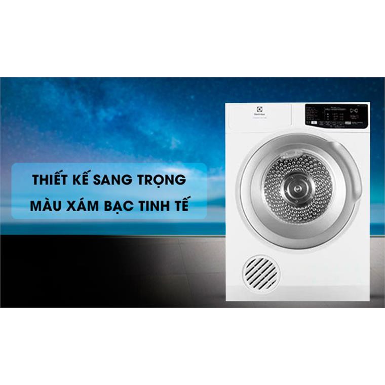 Máy sấy quần áo 8Kg Electrolux EDV805JQWA