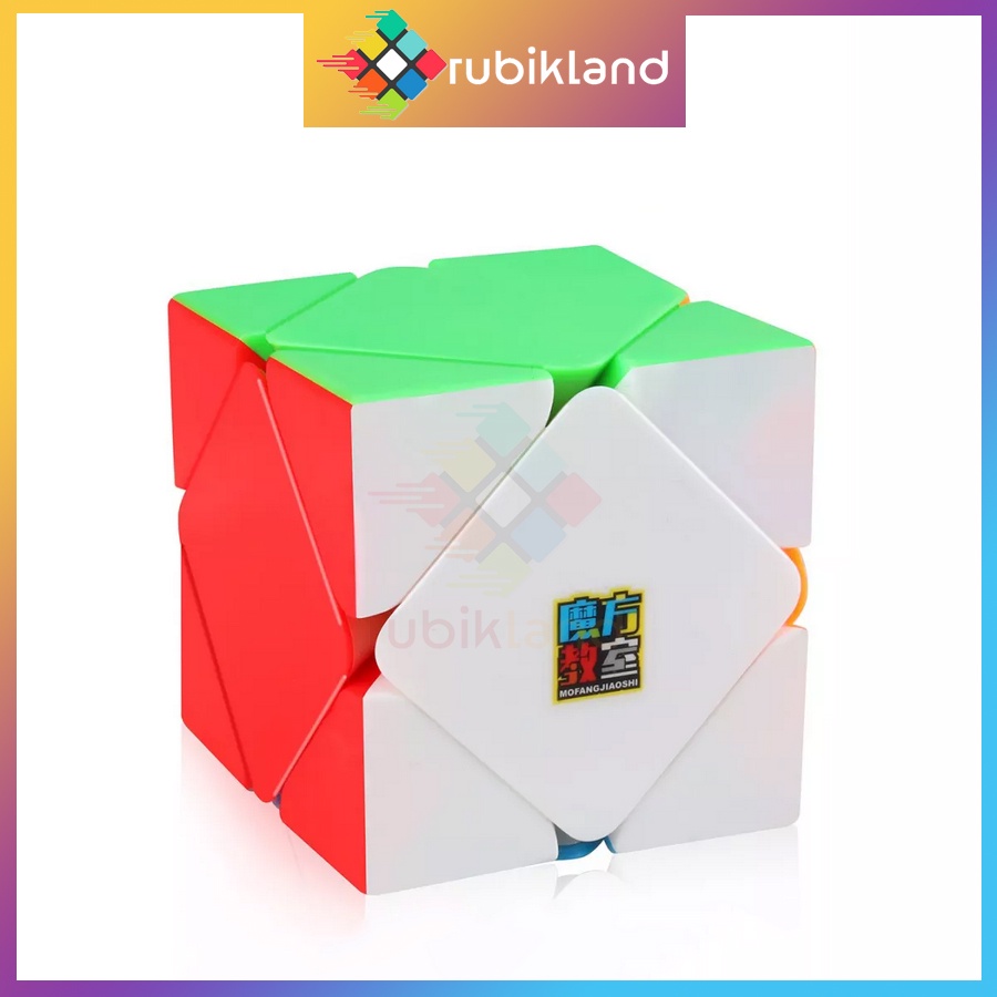 Rubik Skewb MoYu MeiLong Stickerless Rubic Biến Thể Đồ Chơi Trí Tuệ Trẻ Em