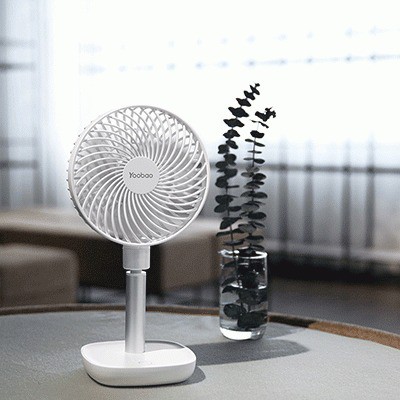 Quạt tích điện để bàn Pin 10.000mAh siêu trâu siêu mát chính hãng YOOBAO F1 | BigBuy360 - bigbuy360.vn