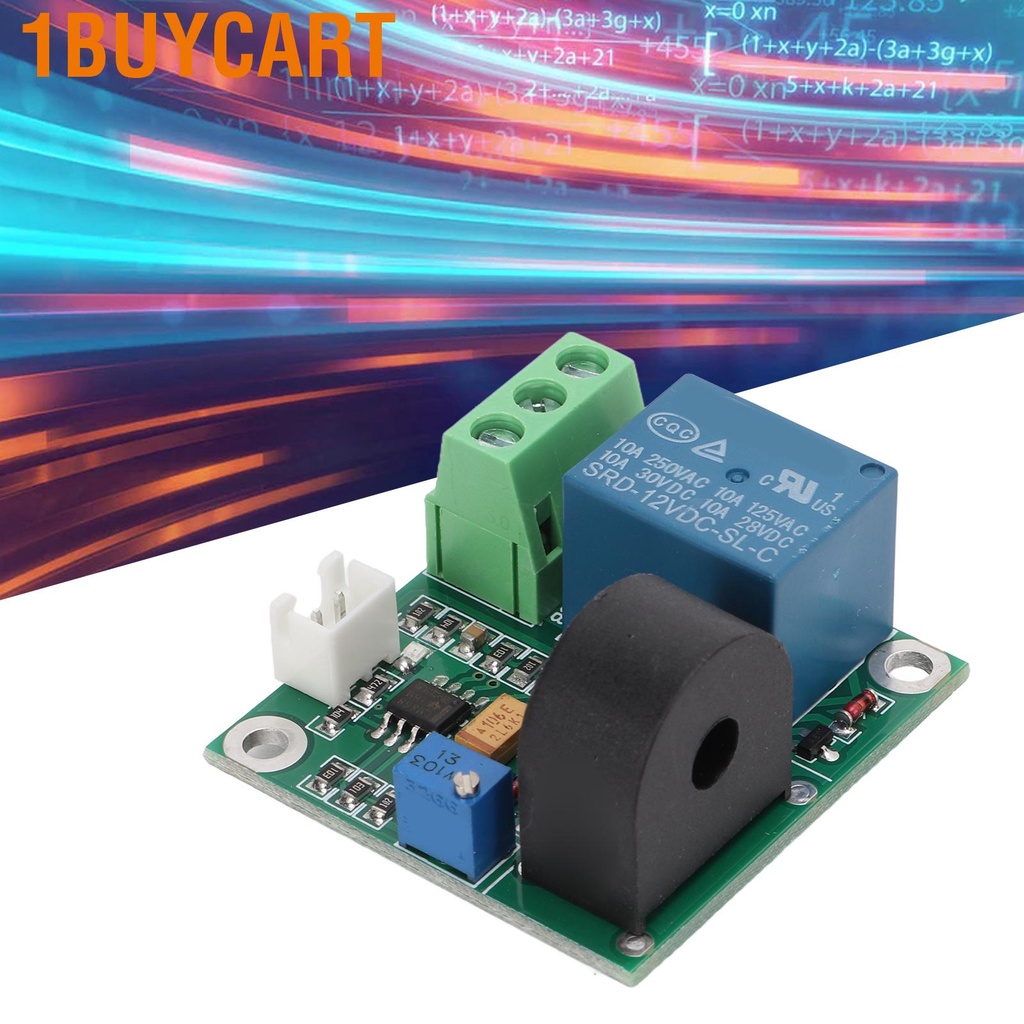1buycart 12V 0‑5A AC Current Detection Sensor Module Switch Output for Motor Overcurrent Test Laboratory School Teaching
