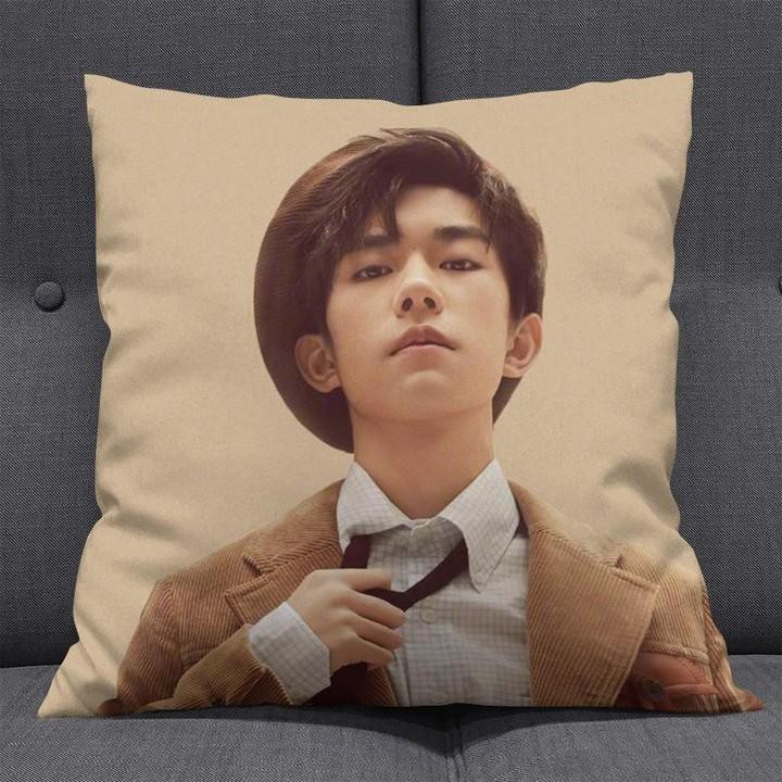 (mẫu ngẫu nhiên) Gối TFBoys Vương Tuấn Khải Vương Nguyên Dịch Dương Thiên Tỷ 30x30 gồm cả vỏ và ruột
