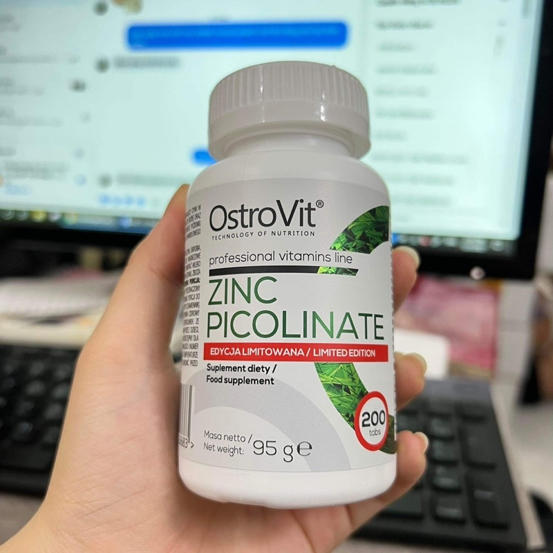 Vitamin Zinc | Ostrovit Zinc | Vitamin Kẽm và Khoáng Chất Cho Cơ Thể  15mg - Chính Hãng