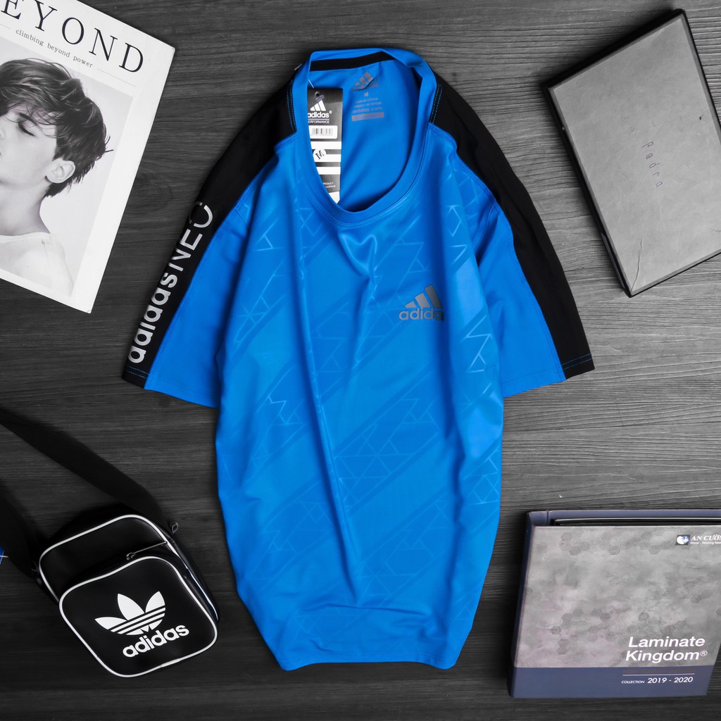 Áo thun nam thể thao ngắn tay không cổ chất liệu thun lạnh poly đủ size từ 45kg đến 85kg AT27 | BigBuy360 - bigbuy360.vn