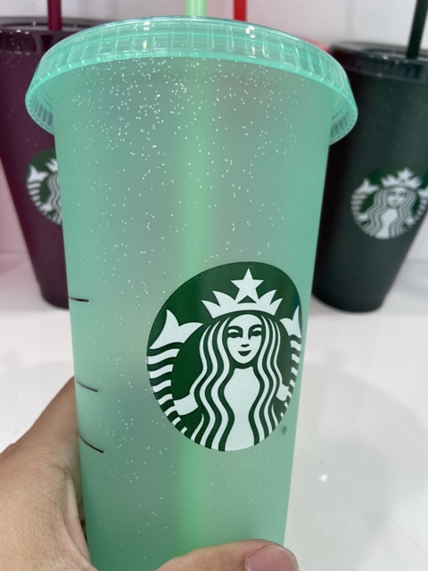 Ly nhựa Starbuck Noel Reusable lấp lánh 2020