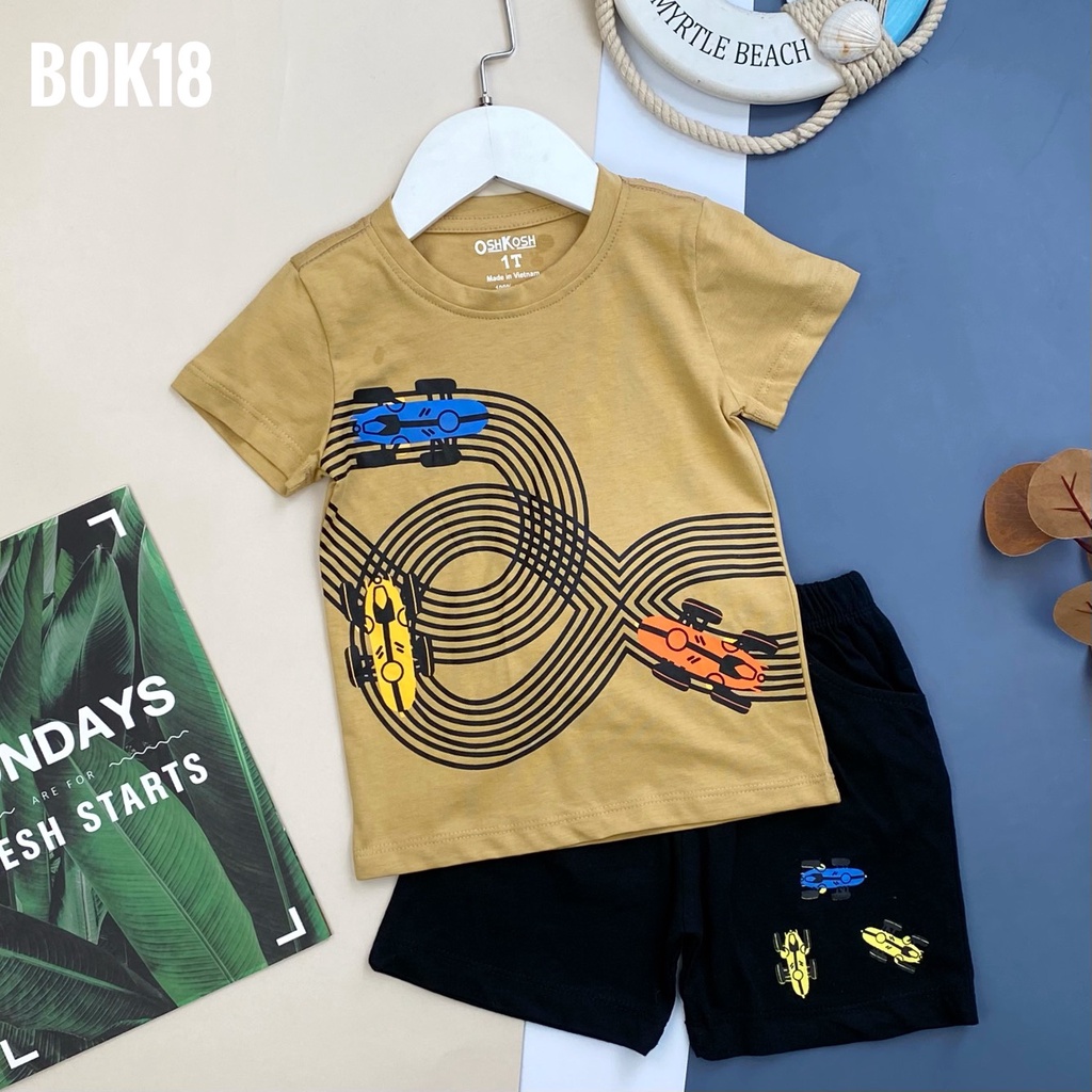 BỘ NGẮN OSHKOSH NHIỀU MẪU CHO BÉ TRAI 9-25KG