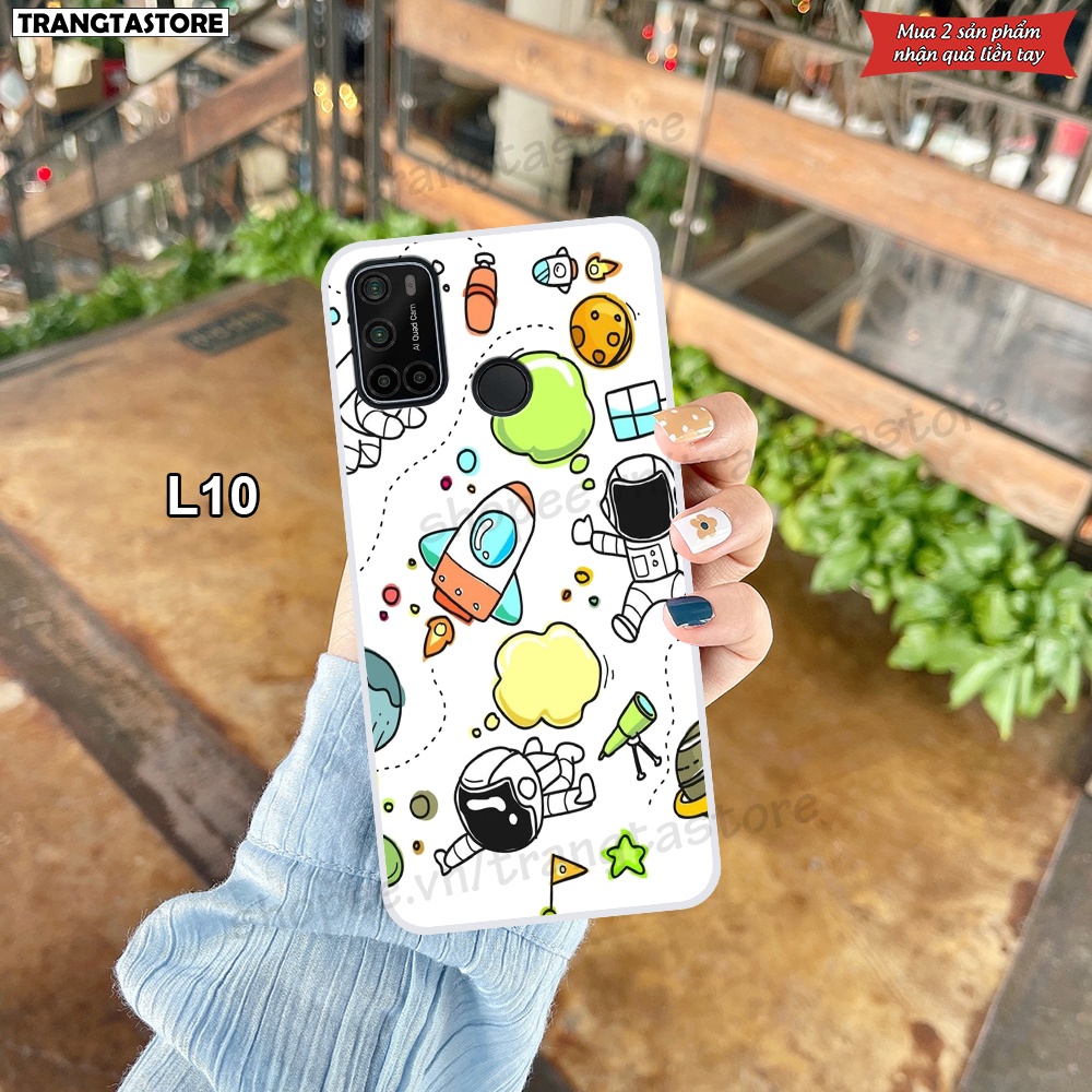 Ốp dẻo trong Vsmart Joy 4 - Star 5 - Live 4 in hình vũ trụ, phi hành gia, spaceX