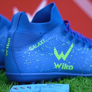 Giày Bóng Đá 𝐓𝐅 𝐖𝐢𝐤𝐚 𝐆𝐚𝐥𝐚𝐱𝐲 Xanh Dương Cao Cổ - Giày Đá Bóng Nam