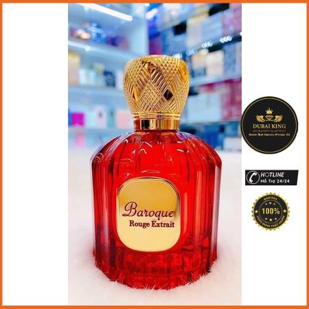 Nước hoa Dubai nội địa Maison Baroque rouge extrait Baccarat Rouge 540