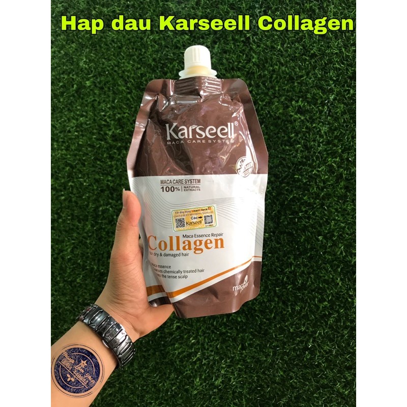 ✅ Ủ TÓC COLLAGEN - KEM Ủ TÓC PHỤC HỒI COLLAGEN KARSEELL 500ML CHÍNH HÃNG - HƯƠNG THƠM NƯỚC HOA