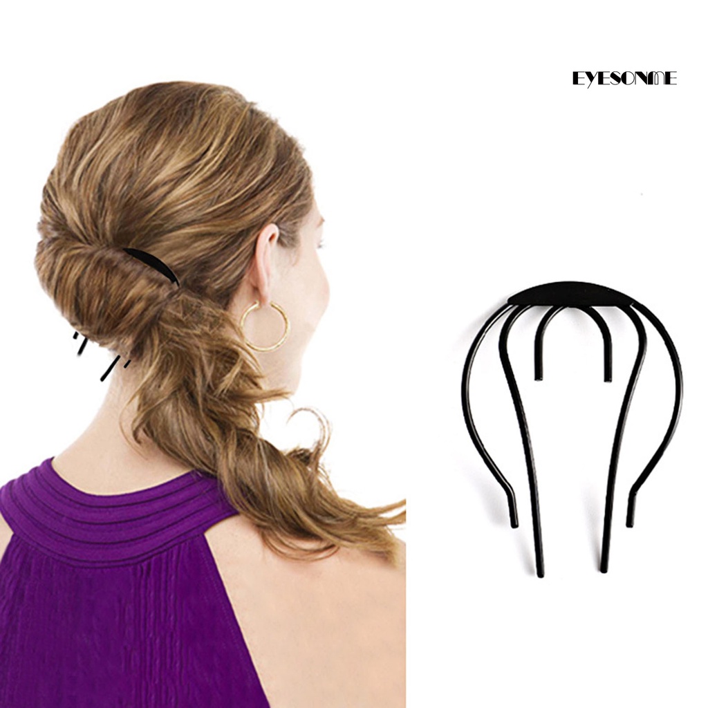 Lược Cài Tóc Kim Loại Hình Gợn Sóng Thời Trang Dành Cho Nữ