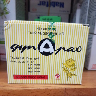 Bột vệ sinh phụ nữ Gynapax hộp 30 gói